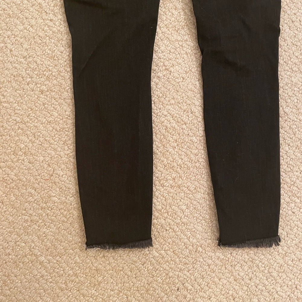 FREE PEOPLE Black Ripped and Raw Edge Jeans - Picture 9 of 9